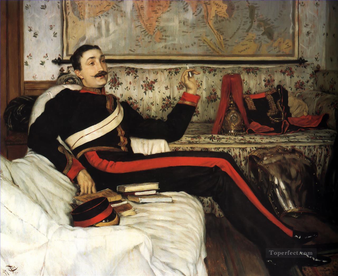 Colonel Frederick Gustavus Barnaby James Jacques Joseph Tissot Oil Paintings